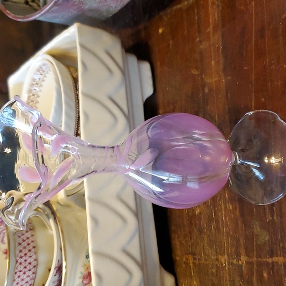 handcrafted Accents Pink Blown Glass Bud Vase Poshmark